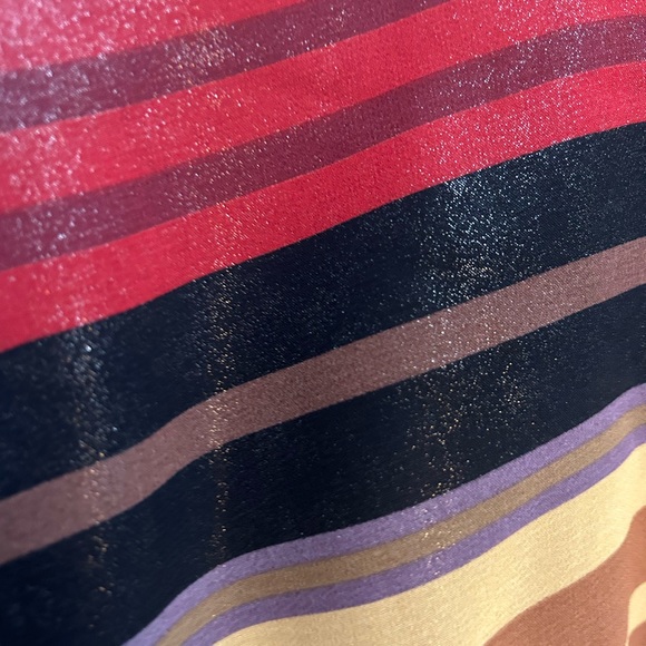 100% polyester, multicolor striped skirt, good condition, SOPRANO size S - Picture 3 of 3